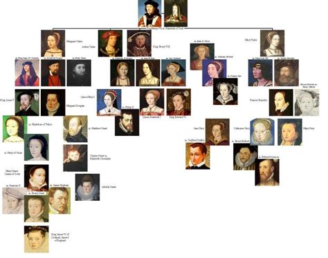 albero genealogico famiglia reale inglese tudor|family tree of tudor.